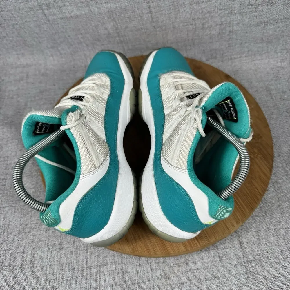 Nike Air Jordan 11 Retro Low Aqua Safari GS Size 6.5 Y Sneakers Shoes